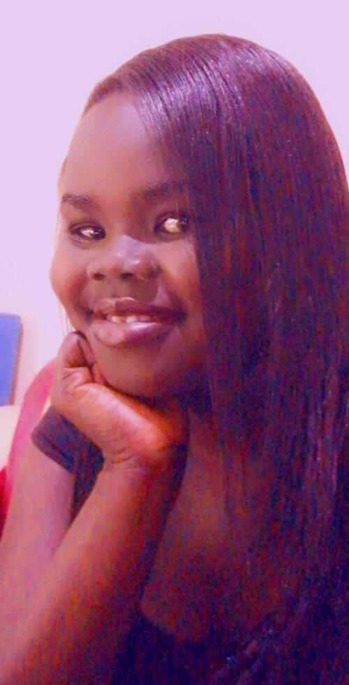 Knowledge - hungry lady